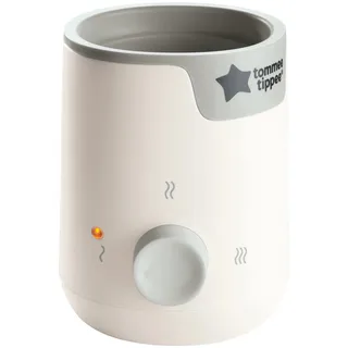 TOMMEE TIPPEE Easiwarm elektrischer Fläschchen- und Beutelwärmer, körperwarme Babynahrung in Minuten, Auto-Timer, Ein-Wahl-Bedienung, weiß