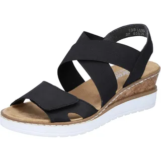 Rieker Damen - Sandalen & Flip Flops V38G8-00 schwarz / 00 Gr.40