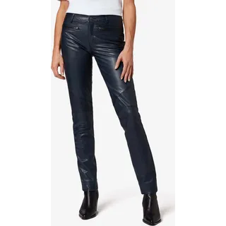 Damen Lederhose Lederjeans Ricano DONNA 2 – Blau / L