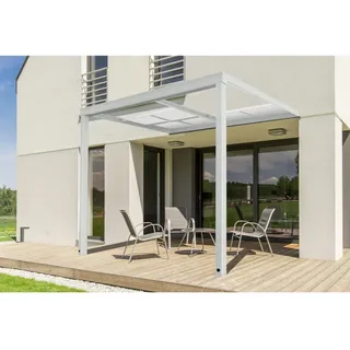 Home Deluxe Terrassenüberdachung Solis Deluxe 290 x 295 x 272 cm weiß