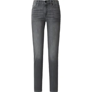 s.Oliver Skinny-fit-Jeans S.OLIVER "IZABELL", Damen, Gr. 44, Länge 32, grau (grau washed), Denim/Jeans, Obermaterial: 84% Baumwolle, 14% Polyester, 2% Elasthan, skinny fit lang, Jeans Skinny-fit-Jeans, in coolen, unterschiedlichen Waschungen, Topseller