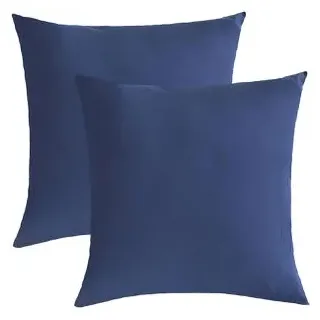NatureMark Kissenbezug Jersey 80 x 80 cm Navy Blau