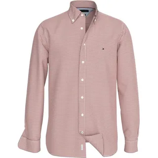 Tommy Hilfiger Langarmhemd »NAT. SOFT FLEX GINGHAM RF SHIRT«, rot