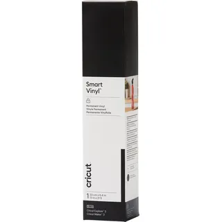 Cricut Smart Vinyl Permanent Folie schwarz 6,4 m