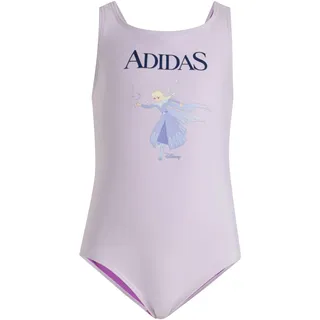 adidas Girl's Disney Frozen Swimsuit, Ice Lavender, 9-10 Years