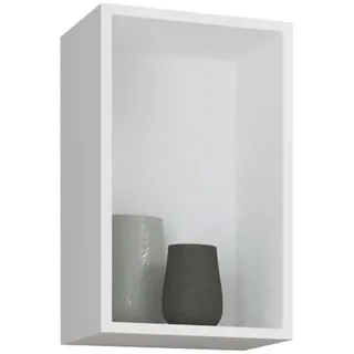 VCM Holz Wandregal Hängeregal 50 cm Weiß