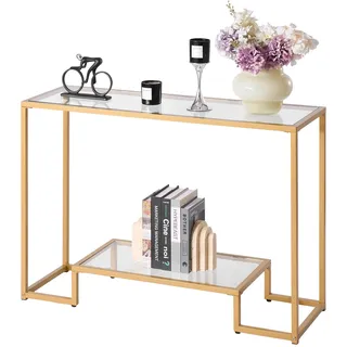 Vevor Konsolentisch 107 x 35,4 x 75,5 cm gold