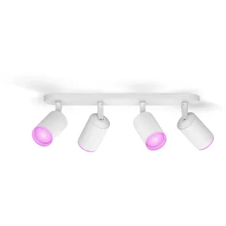 Philips Fugato 4-er Spots 5,7W Deckenbalken 42 x 15,3 cm weiß