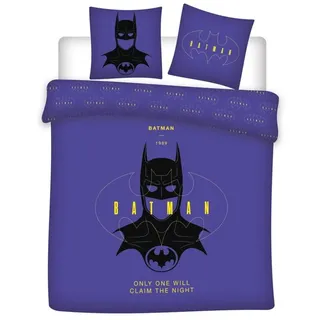 Batman 1989 Doppelbettwäsche 240x220 + 2 Kissenbezüge 65x65 DC Comics Junge