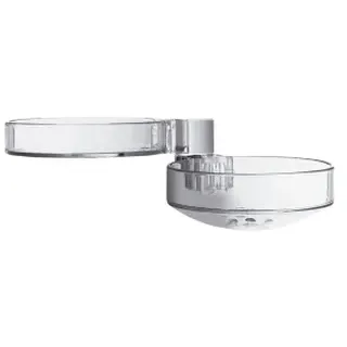 hansgrohe HG Seifenschale Cassetta`D f Unica`D glasklar - Braun