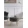 Hocker Calm Gepolsterter Hocker mit Charme Samt 52 x 41 x 52 cm Schwarz