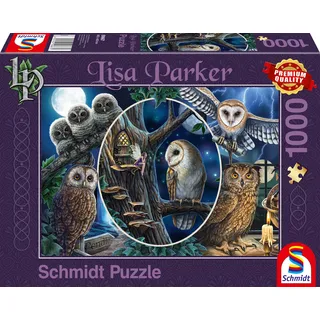 Lisa Parker - Geheimnisvolle Eulen - 1000 Teile Puzzle