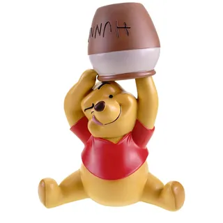 Gartenfigur Winnie Pooh 40 cm Dekorative Polyresin-Figur für Garten und Terrasse - Liebevolle Disney-Deko mit Honigtopf, 41,5 x 30,2 x 18,6 cm - Perfekte Geschenkidee für Disney-Fans