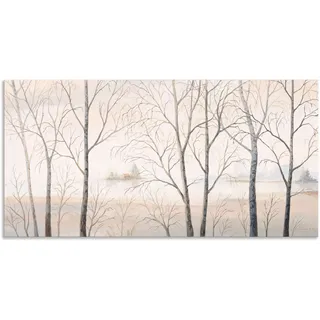 Artland Wandbild »Seeufer am Wald I« Gewässer 1 Stk. tlg. als Alubild, Outdoorbild, Leinwandbild in verschied. Größen, beige