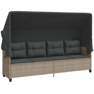 vidaXL Sonnenliege 58 x 58 x 27 cm Hellgrau