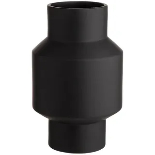 Butlers Vase Runa , Schwarz , Keramik , 26 cm , Dekoration, Vasen, Keramikvasen
