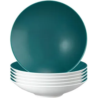 SELTMANN WEIDEN Suppenteller »Pasta- / Suppenteller Life Fashion ø 23,3 cm 6er Set«, blau