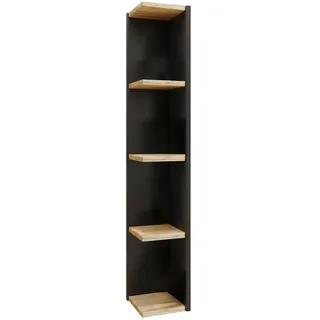 VCM Eckregal 15 x 97 x 17 cm Anthrazit/Honigeiche