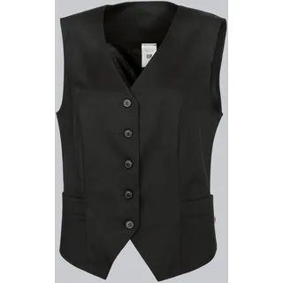 BP Gourmet 1530-684-32 Serviceweste für Damen - ärmellos - Standard Passform - Größe: 52 - Farbe: schwarz