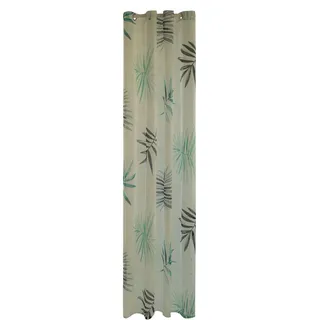 Homing »Jane« Ösen 1, Stk. tlg. floral, Blumen, transparent, Wohnzimmer, Schlafzimmer,