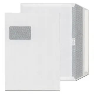 ÖKI Briefumschläge DIN C4 mit Fenster Offset weiß haftklebend 250 St.