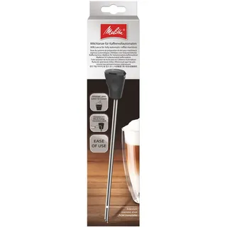 Melitta Milchlanze für Kaffeevollautomaten Edelstahl Schwarz