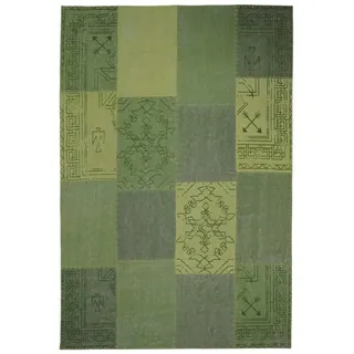 Kayoom Teppich »Lyrical 210« rechteckig 13 mm Höhe Handgefertigt, hochwertig verarbeitetes Unikat im Antik-Design, grün