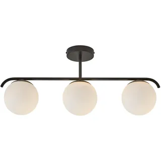Nordlux Grant 1-flg. E14 12 cm rund/Schwarz/Glas
