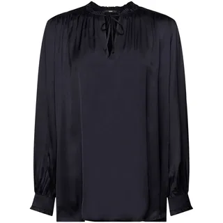 ESPRIT Collection Damen 023eo1f304 Bluse, Navy, XS