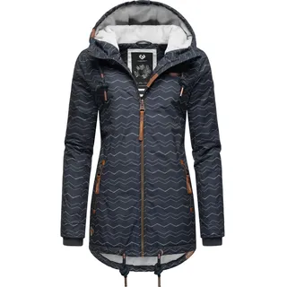 Ragwear Damen Jacke, Zuzka Winter L blau