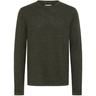 Blend Strickfleece-Pullover "Strickpullover BHBror", winter moss