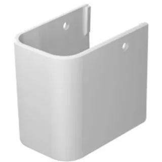 Duravit Halbsäule Happy D.2 für den Waschtisch 80, 65, 60cm, 08582800001, Farbe: Weiß mit Wondergliss