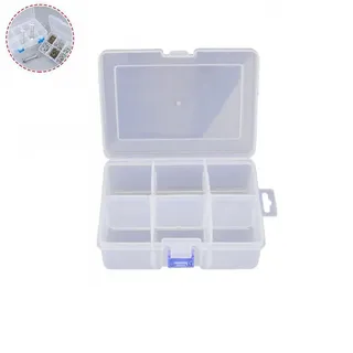 Box Kunststoff Behälter Schmuck Perlen Werkzeuge Schrauben Diverse Fächer 68517