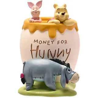 Disney Winnie Puuh Spardose aus Kunstharz Money for Hunny
