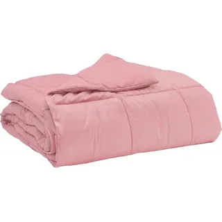 vidaXL Sommerdecke 155 x 220 cm Sommer Mikrofaser (100% Polyester) - Rosa