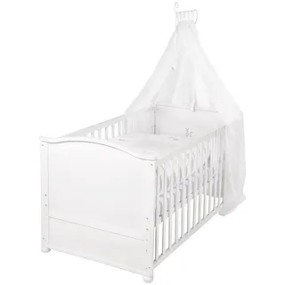 roba Babybett Hase 70 x 140 cm weiß