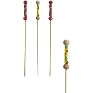 Papstar Fingerfood-Spieße Mexico 12 cm 250 Stück Bambus