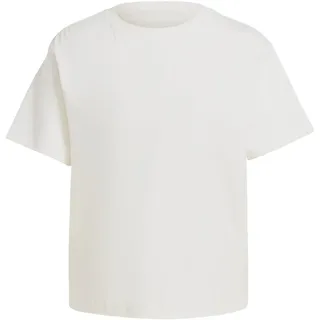 Adidas Damen Signature Graphic Print T-Shirt, Off White, XS