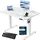 Schreibtisch USB-Ladeanschluss 100 x 60 Schreibtisch Weiß