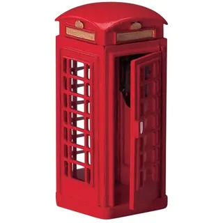 Lemax Weihnachtsdorf Zubehör: Telefonzelle, Metall