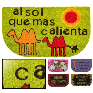 LUCA HOME Fußmatte, natürliche Kokosmatte, 40 x 70 cm, rutschfest, Kokosmatte, saugfähig, für den Eingangsbereich, ideal für den Innen- und Außenbereich