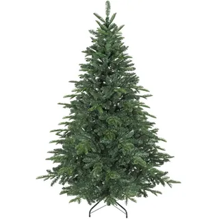 Homcom Weihnachtsbaum künstlich 180 cm Christbaum mit dichten Zweigen, Metallständer , Grün , Kunststoff , 180 cm , Dekoration, Weihnachtsdekoration, Christbäume & Zubehör