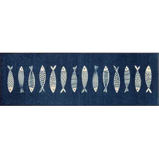 Wash+Dry Fish Tango 60 x 180 cm Blau