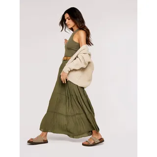 Apricot Maxirock "Rock" 2 mit Flechtgürtel, khaki