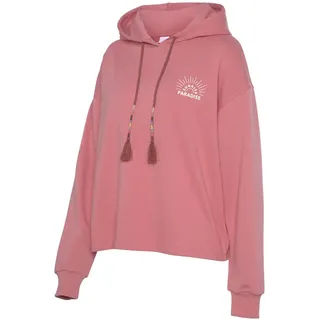 VIVANCE Hoodie Kapuzensweatshirt mit Print Rot 32/34