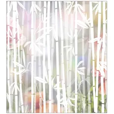 MySpotti Fensterfolie »Look Bamboo white«, halbtransparent, glattstatisch haftend, 90 x 100 cm, statisch haftend, weiß