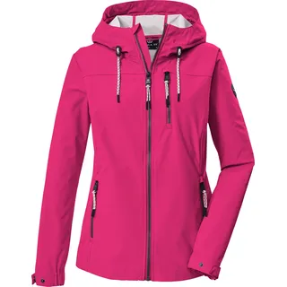 G.I.G.A. DX Damen, Softshelljacke/Outdoorjacke mit Kapuze GS 111 WMN SFTSHLL JCKT, pink, 42, 44363-000