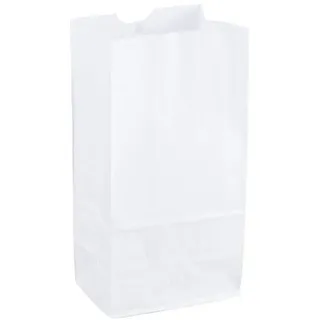 Perfect Stix Papiertüten, 1,8 kg, Weiß, 100ct, Kraft Weiß, 100