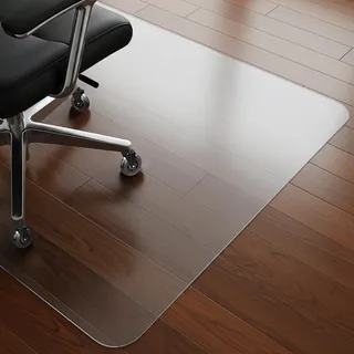COSYLAND Bürostuhl Unterlage versch. Größen - Bodenschutzmatte für Schreibtischstuhl Antirutsch in milchweiß | Bodenschutzmatte Transparent (90x120cm)