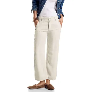 STREET ONE Damen A377911 7/8 Jeans Culotte, Ecru Wash, 33W / 26L